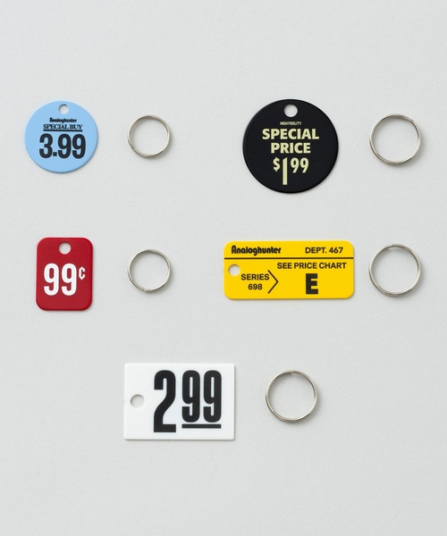 Detail(ディテール)の「CANDY DESIGN & WORKS キャンディデザイン&ワークス Analog Hunter Price Tag Key Plate アナログ ハンター プライス タグ キー プレート キーリング(キーホルダー・レディース・その他・FREE)」の11枚目の写真