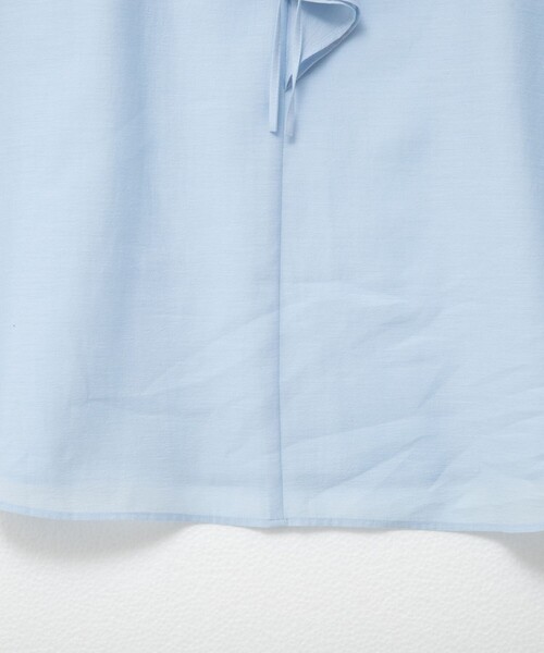 NOLLEY’S Sophi（ノーリーズソフィ）の「シアーラッフルノースリーブブラウス（シャツ/ブラウス・レディース・ブラック/オフホワイト/サックスブルー・38/36）」の14枚目の写真