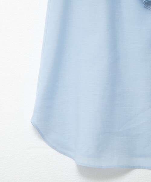 NOLLEY’S Sophi（ノーリーズソフィ）の「シアーラッフルノースリーブブラウス（シャツ/ブラウス・レディース・ブラック/オフホワイト/サックスブルー・38/36）」の13枚目の写真