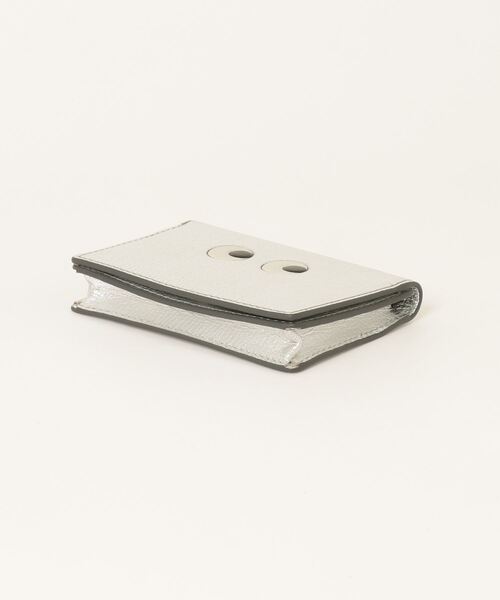 ANYA HINDMARCH(アニヤハインドマーチ)の「ANYA HINDMARCH Business Card Case Eyes in Metallic Capra アニヤハインドマーチ ピーピング アイズ カードケース(カードケース・レディース・シルバー・FREE)」の9枚目の写真