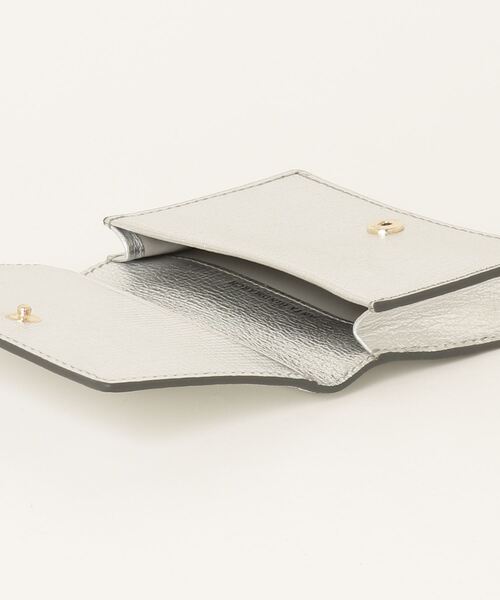 ANYA HINDMARCH(アニヤハインドマーチ)の「ANYA HINDMARCH Business Card Case Eyes in Metallic Capra アニヤハインドマーチ ピーピング アイズ カードケース(カードケース・レディース・シルバー・FREE)」の11枚目の写真