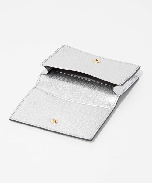 ANYA HINDMARCH(アニヤハインドマーチ)の「ANYA HINDMARCH Business Card Case Eyes in Metallic Capra アニヤハインドマーチ ピーピング アイズ カードケース(カードケース・レディース・シルバー・FREE)」の7枚目の写真