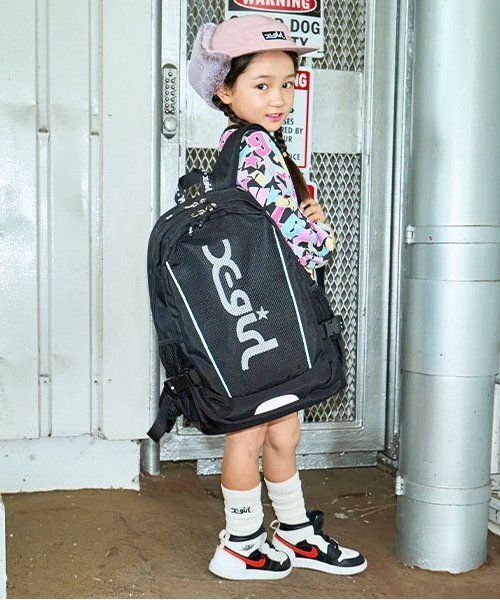 X-girl Stages（エックスガールステージス）の「ロゴルーズソックス（ソックス/靴下・キッズ・オフホワイト・19-21cm/17-19cm/13-15cm/15-17cm）」の8枚目の写真