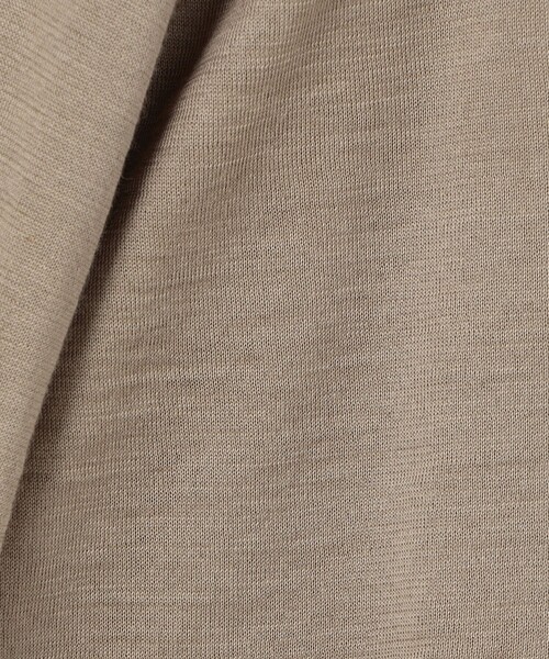 TOMORROWLAND （トゥモローランド）の「ラミー ハーフスリーブ ニットシャツ（ニット/セーター・メンズ・ダークグリーン/ベージュ/ブラック・M/S）」の13枚目の写真