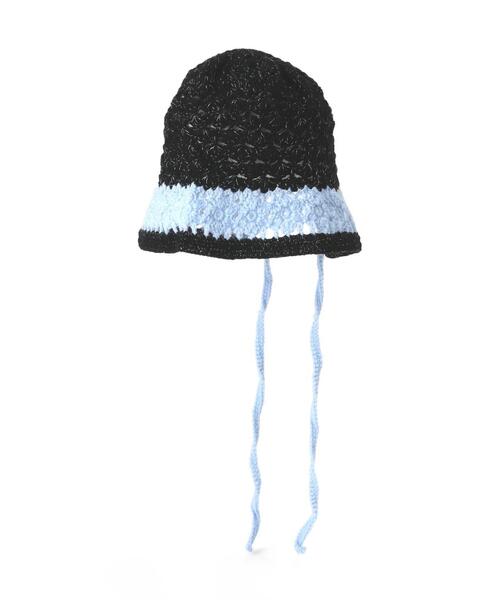 L.H.P（エルエイチピー）の「neuron/ニュウロン/フラワーフード帽（ハット・レディース・ブラック/ネイビー・F）」の8枚目の写真