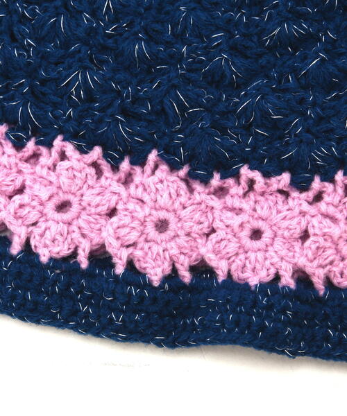 L.H.P（エルエイチピー）の「neuron/ニュウロン/フラワーフード帽（ハット・レディース・ブラック/ネイビー・F）」の13枚目の写真