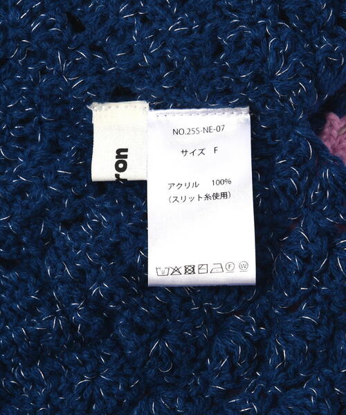 L.H.P（エルエイチピー）の「neuron/ニュウロン/フラワーフード帽（ハット・レディース・ブラック/ネイビー・F）」の15枚目の写真