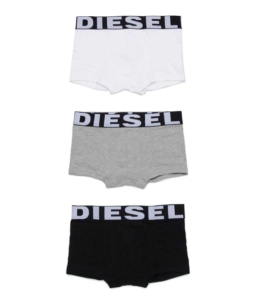 DIESEL KIDS（ディーゼルキッズ）の「DIESEL（ディーゼル）Kids & Junior ボクサーパンツ3枚セット（ボクサーパンツ・キッズ・グレー/ブラック/ホワイト・16Y/4Y/6Y/8Y/10Y/12Y/14Y）」の4枚目の写真