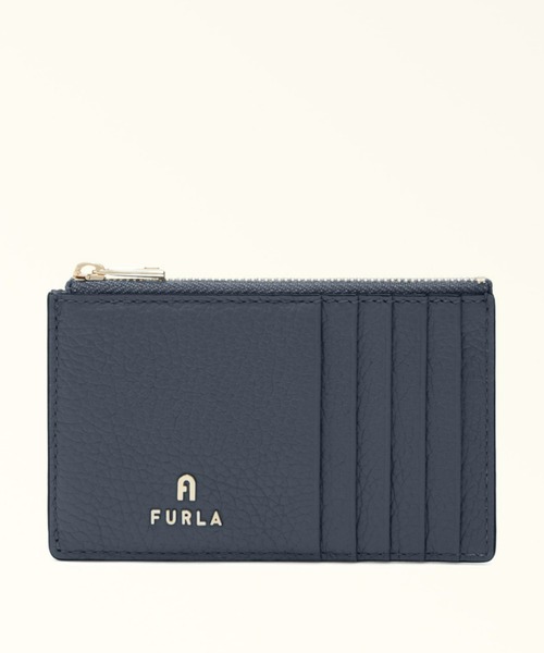 FURLA フルラ 本革 カードケース ブラウン プリムラ フルラ カメリア カードケース M（カードケース）｜FURLA