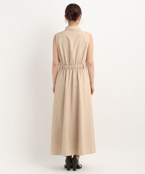 Andemiu(アンデミュウ)の「サファリシャツノースリーブワンピース577585(ワンピース・レディース・チャコールグレー/ブルー/ベージュ・FREE)」の19枚目の写真