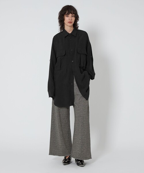 トップス ASTRAET ASTRAET＞2ポケット ソデターンアップシャツ UNISEX（シャツ