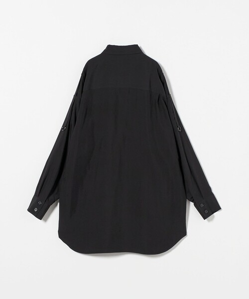 ASTRAET 購入　ブラックレース　ショート丈シャツ　新品未使用タグ着き セール】＜ASTRAET＞ラペル ショートスリーブシャツ（シャツ