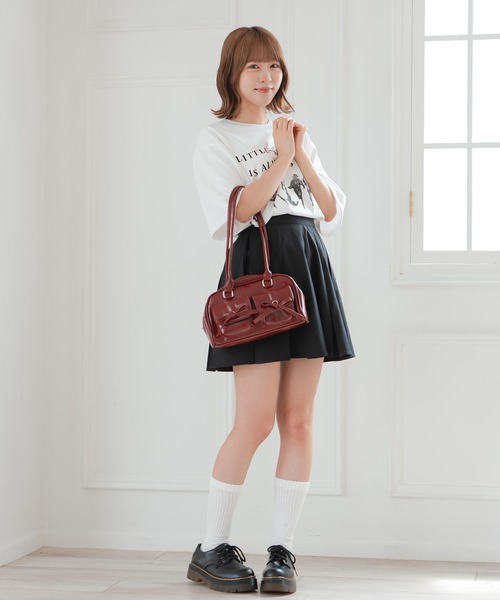 krahe(クレーエ)の「オーバーサイズプリントTシャツ(Tシャツ/カットソー・レディース・イエロー/ホワイト・FREE)」の7枚目の写真