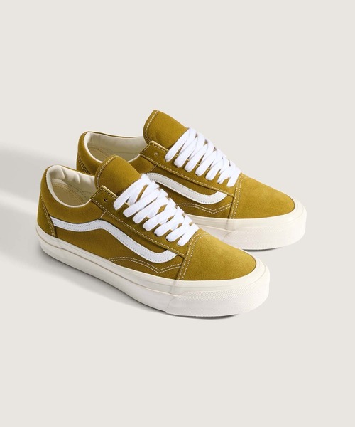 VANS（バンズ）の「VANS PREMIUM オールドスクール（スニーカー・メンズ・カーキブラウン・5/7/7.5/8.5/5.5/12/9.5/10.5/6.5/11/6/8/10/9）」の2枚目の写真