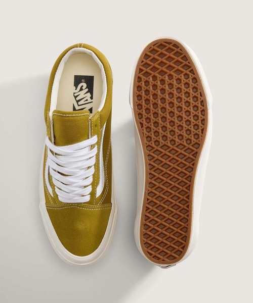 VANS（バンズ）の「VANS PREMIUM オールドスクール（スニーカー・メンズ・カーキブラウン・5/7/7.5/8.5/5.5/12/9.5/10.5/6.5/11/6/8/10/9）」の3枚目の写真