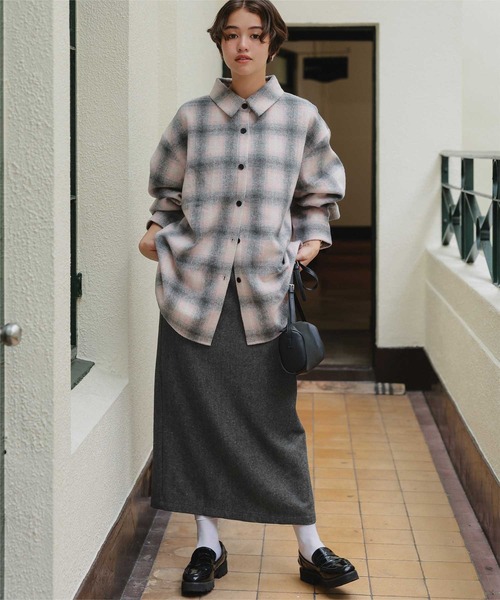 セール】ツイードIラインスカート（スカート）｜titivate（ティティ