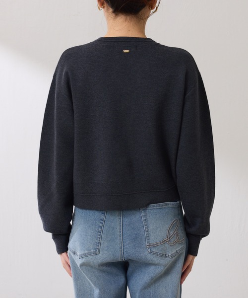 スウェットライクスキッパーカーディガン/WEB限定（カーディガン