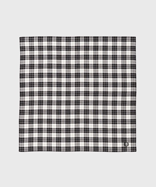 FRED PERRY 黒 ハンカチ　３枚セット Handkerchief／フレッドペリーハンカチ（ハンカチ/ハンドタオル