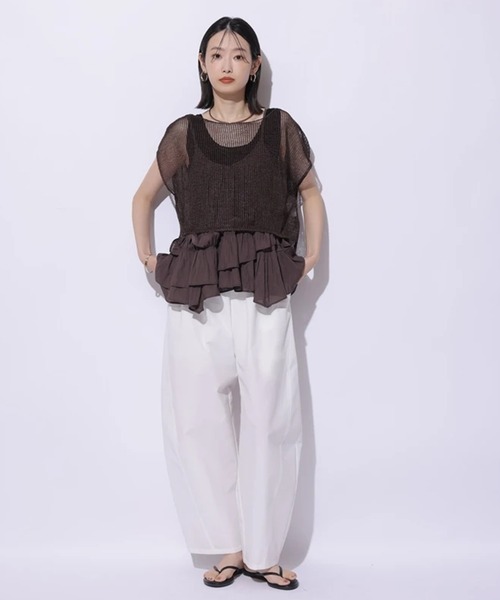 SNOOPY　Mystrada　未使用　メッシュショートトップス SNOOPY様専用 Mystrada 未使用 メッシュショートトップス - メルカリ