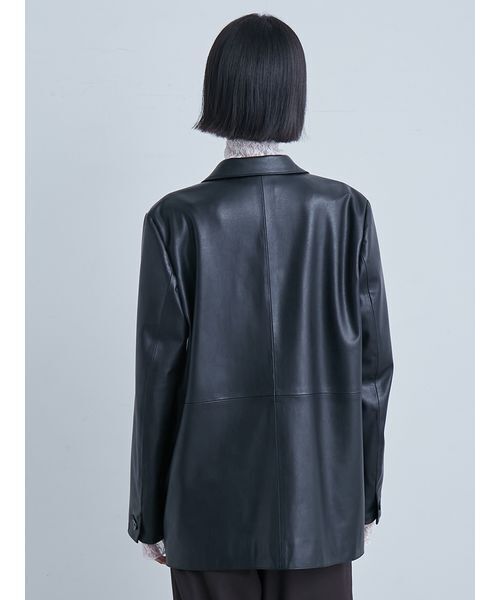 MIESROHE（ミースロエ）の「ヴィンテージライクシングルJK（テーラードジャケット・レディース・ブラック/ベージュ/ブラウン・0/1）」の11枚目の写真