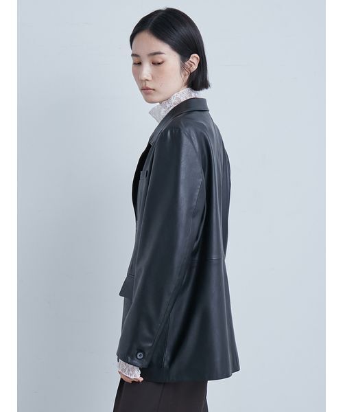 MIESROHE（ミースロエ）の「ヴィンテージライクシングルJK（テーラードジャケット・レディース・ブラック/ベージュ/ブラウン・0/1）」の18枚目の写真