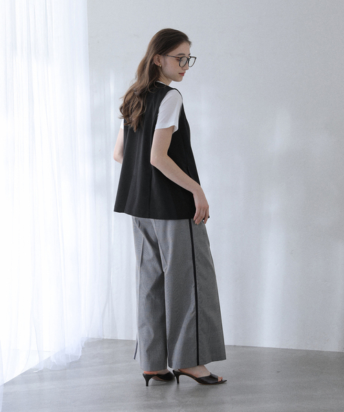 La TOTALITE（ラトータリテ）の「【洗える】ノーカラージレ（その他アウター・レディース・ブラック/ベージュ・FREE）」の11枚目の写真