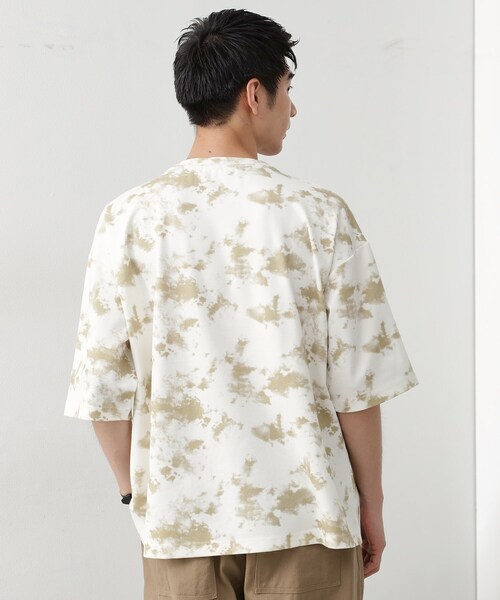 THE SHOP TK (ザ ショップ ティーケー )の「タイダイクールポンチビッグTシャツ(Tシャツ/カットソー・メンズ・ベージュ系5/ホワイト系8・04/03/02)」の8枚目の写真