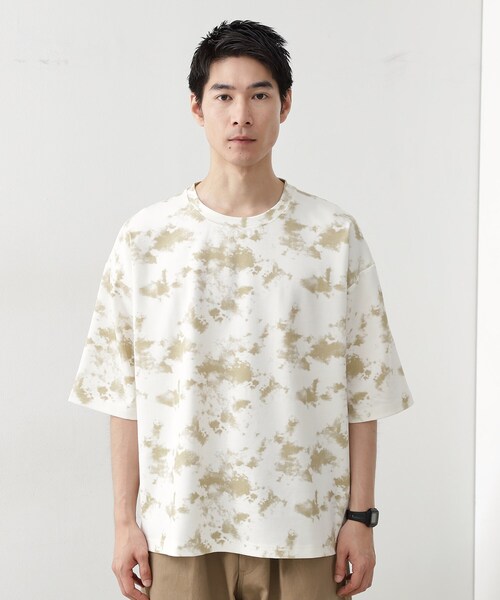 THE SHOP TK (ザ ショップ ティーケー )の「タイダイクールポンチビッグTシャツ(Tシャツ/カットソー・メンズ・ベージュ系5/ホワイト系8・04/03/02)」の11枚目の写真