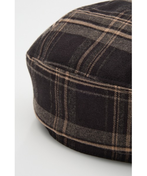 rienda（リエンダ）の「ニュアンスベレー 秋服（ハンチング/ベレー帽・レディース・ブラック系その他/グレー・FREE）」の8枚目の写真