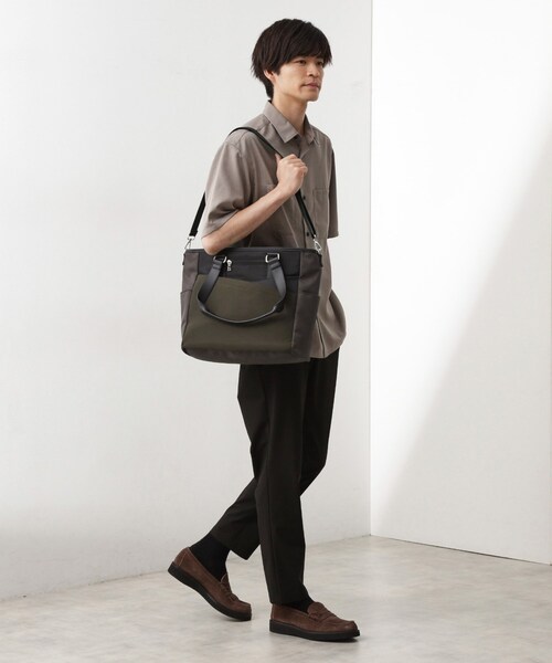 THE SHOP TK （ザ ショップ ティーケー ）の「2WAY切替トートバッグ（トートバッグ・メンズ・ネイビー/ブラウン系その他/ブラック・00）」の13枚目の写真