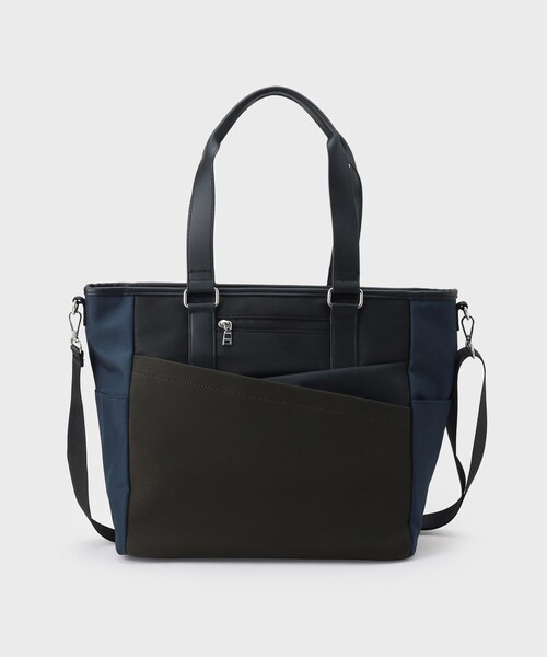THE SHOP TK （ザ ショップ ティーケー ）の「2WAY切替トートバッグ（トートバッグ・メンズ・ネイビー/ブラウン系その他/ブラック・00）」の15枚目の写真