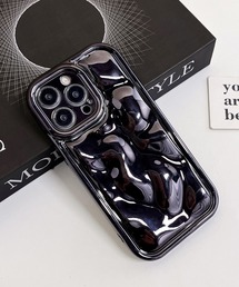 c.u.l（シーユーエル）の「でこぼこ メタリック 隕石テクスチャー iPhoneカバー スマホケース アイフォンケース ipc774（スマホケース/カバー）」