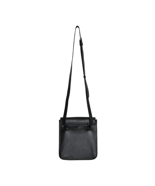 YArKA（ヤーカ）の「【YArKA/ヤーカ】real leather Flap 2way bag [paqi2] / フラップ2ウェイバッグ（ショルダーバッグ・メンズ・ブラック・FREE）」の3枚目の写真