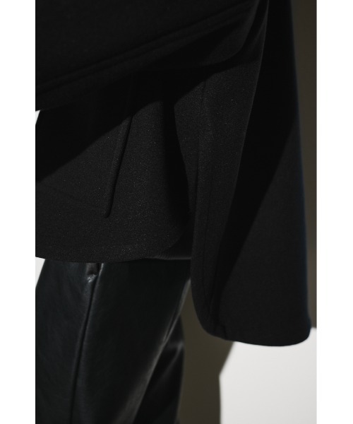 RIM.ARK（リムアーク）の「Woollet blouson ウーレットブルゾン（ブルゾン・レディース・ブラック/ライトグレー/ネイビー・FREE）」の5枚目の写真