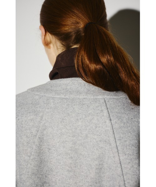 RIM.ARK（リムアーク）の「Woollet blouson ウーレットブルゾン（ブルゾン・レディース・ブラック/ライトグレー/ネイビー・FREE）」の15枚目の写真