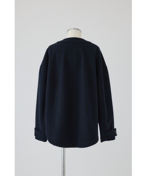 RIM.ARK（リムアーク）の「Woollet blouson ウーレットブルゾン（ブルゾン・レディース・ブラック/ライトグレー/ネイビー・FREE）」の20枚目の写真