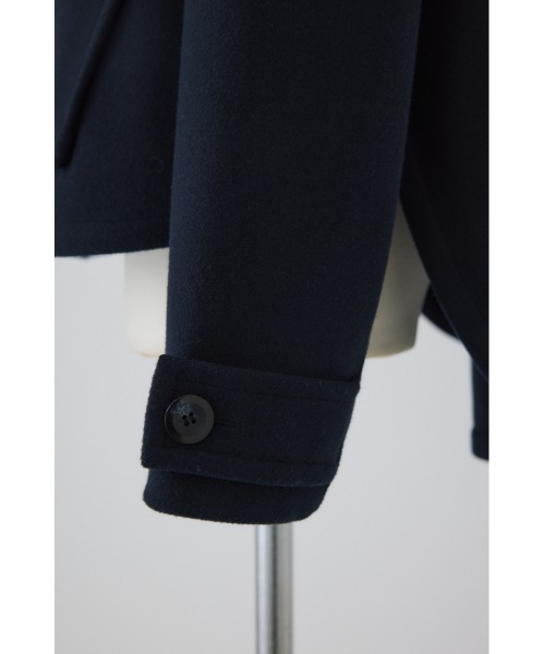 RIM.ARK（リムアーク）の「Woollet blouson ウーレットブルゾン（ブルゾン・レディース・ブラック/ライトグレー/ネイビー・FREE）」の22枚目の写真