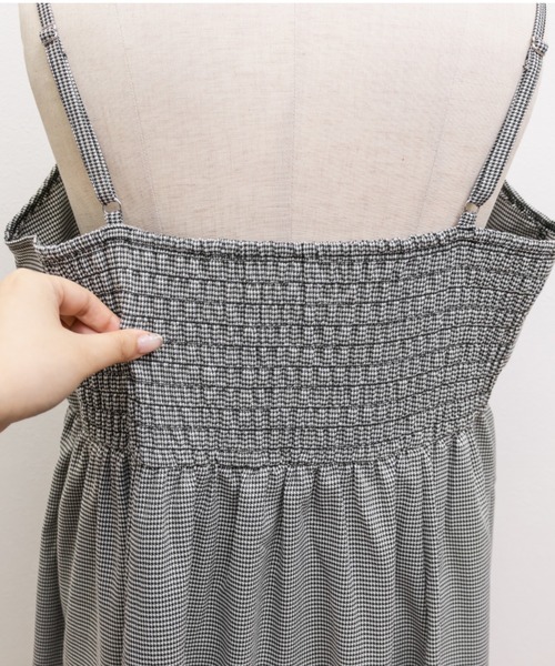 CLETTE(クレット)の「CLETTEオリジナルリボンディテールワンピース(ワンピース・レディース・チェック/ブラック/ブルー・4L/3L/LL)」の19枚目の写真