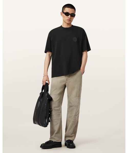 ALLSAINTS(オールセインツ)の「WAVED SHORT SLEEVE T-SHIRT | WAVED 半袖 Tシャツ(Tシャツ/カットソー・メンズ・ブラック・XL/XS/S/M/L)」の3枚目の写真