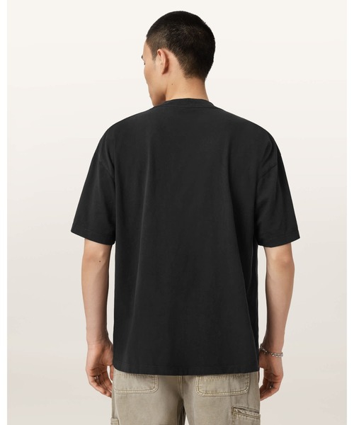 ALLSAINTS(オールセインツ)の「WAVED SHORT SLEEVE T-SHIRT | WAVED 半袖 Tシャツ(Tシャツ/カットソー・メンズ・ブラック・XL/XS/S/M/L)」の6枚目の写真