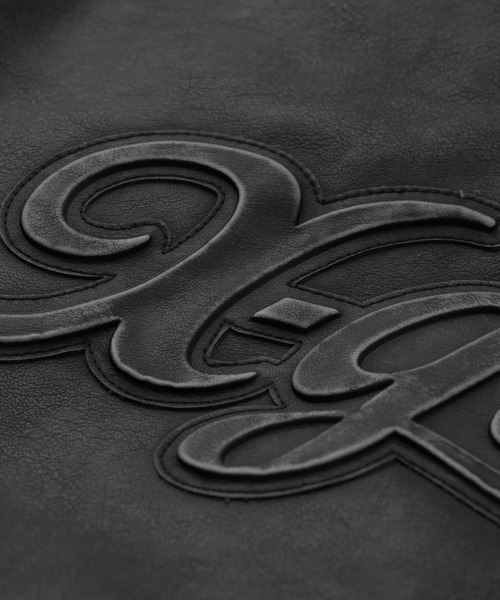 X-girl(エックスガール)の「EMBOSSED LOGO PATCH DISTRESSED FAUX LEATHER JACKET(ブルゾン・レディース・ブラック/ブラウン・S/M)」の12枚目の写真