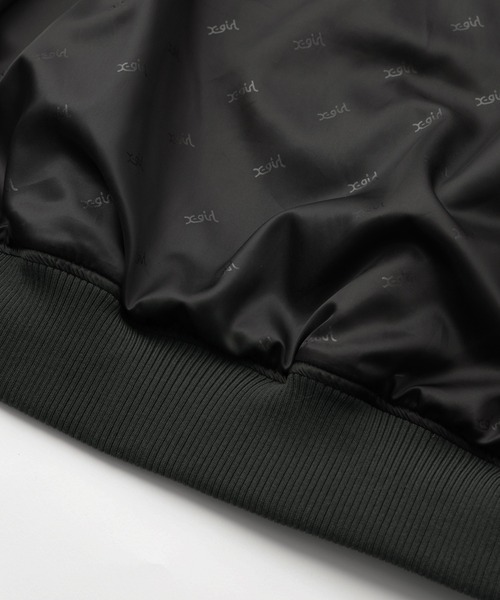X-girl(エックスガール)の「EMBOSSED LOGO PATCH DISTRESSED FAUX LEATHER JACKET(ブルゾン・レディース・ブラック/ブラウン・S/M)」の15枚目の写真