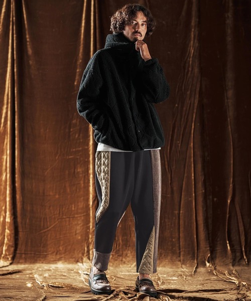 ANGENEHM(アンゲネーム)の「mp13979-Switching Design Pants タイトフィットパンツ(AG05-013acf)(その他パンツ・メンズ・チャコールグレー/ブラック・L/M/S)」の9枚目の写真