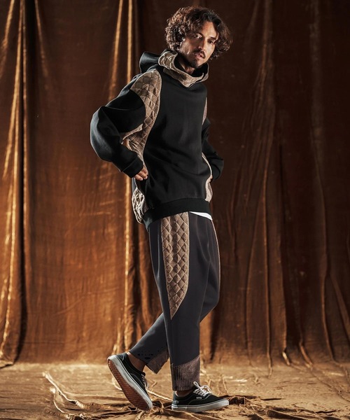 ANGENEHM(アンゲネーム)の「mp13979-Switching Design Pants タイトフィットパンツ(AG05-013acf)(その他パンツ・メンズ・チャコールグレー/ブラック・L/M/S)」の10枚目の写真