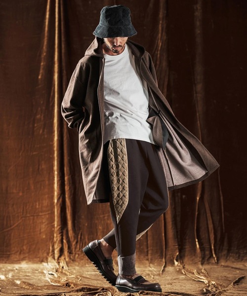 ANGENEHM(アンゲネーム)の「mp13979-Switching Design Pants タイトフィットパンツ(AG05-013acf)(その他パンツ・メンズ・チャコールグレー/ブラック・L/M/S)」の11枚目の写真