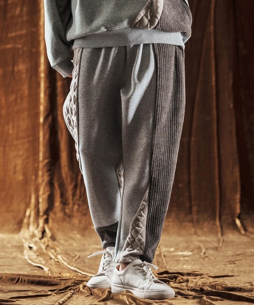 ANGENEHM(アンゲネーム)の「mp13979-Switching Design Pants タイトフィットパンツ(AG05-013acf)(その他パンツ・メンズ・チャコールグレー/ブラック・L/M/S)」の13枚目の写真