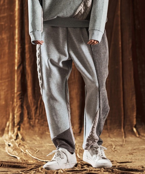 ANGENEHM(アンゲネーム)の「mp13979-Switching Design Pants タイトフィットパンツ(AG05-013acf)(その他パンツ・メンズ・チャコールグレー/ブラック・L/M/S)」の15枚目の写真
