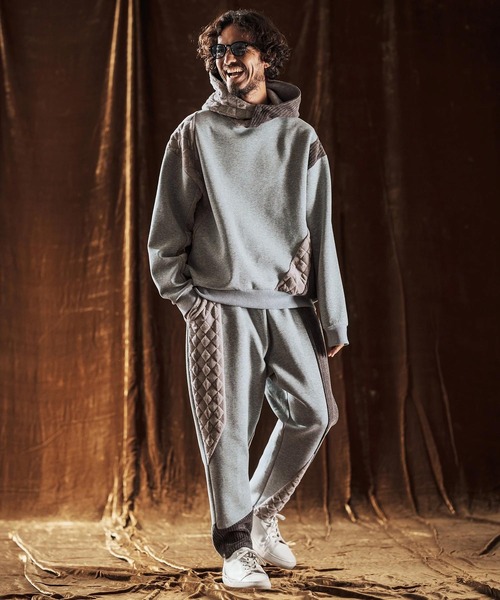 ANGENEHM(アンゲネーム)の「mp13979-Switching Design Pants タイトフィットパンツ(AG05-013acf)(その他パンツ・メンズ・チャコールグレー/ブラック・L/M/S)」の16枚目の写真