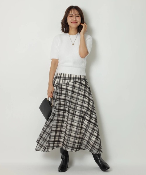 【あや様】Apuweiser-riche アシメティアードプリーツスカート あや様】Apuweiser-riche アシメティアードプリーツスカート