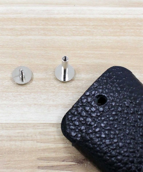 schott（ショット）の「LEATHER KEY CASE（キーケース/キーアクセサリー・メンズ・ブラック・FREE）」の6枚目の写真